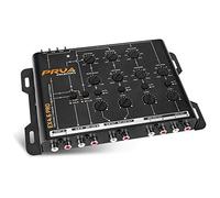 PRV AUDIO Crossover Car Audio EX4.6 PRO 4 Way or 3 Way Electronic Crossover 9 Volts, 4 in 6 Out RCA Channels Car Sound Processor