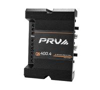 PRV Audio QS400.4 Mini Compact 4 Channel Audio Amplifier 2 Ohm 4 x 100 Watt RMS at 2 Ohm - 400 Watt Amp Stereo 12 Volt Amp Class D Full Range Bridgeable