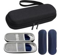 PRVCFZ Insulin Cooler Travel Case, Insulin Pen Case with 2 Insulin Cooler Ice Packs, Portable Insulin Travail Case, Insulin Cooling Case Insulated Organizer for Insulin Pens 20 * 7 * 5cm (Black)