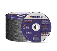 PRVEW 50-Pack Die Grinder Cut Off Wheel 3 Inch, 3"x1/16"x3/8"Quality Cutting Wheel Cutting Disc for Metal&Stainless Steel