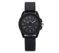 Prw2500 Leather Strap Watch Analog Quartz Wrist Watch Alloy Case Digital Dial Watch Casual Dress Watches Elegant Men Business Wristwatch Big and Tall Watches Large Wrist Men (BK, One Size)