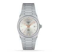 Tissot Unisex Tissot PRX 35mm 316L Stainless Steel case Quartz Watch, Grey, Stainless Steel, 11 (T1372101103100)