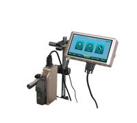 PRX1000 Thermal Inkjet Printer 6.5inch Capacitive Screen Online Inkjet Printer Expiry Date Text Barcode Batch Number Coder(1 Print Head 1 Ink)