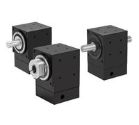 PRXFRWOW 1pcs 90 Right Angle Steering Gear Precision Commutator 14mm Input Gearbox for Nema 23 Stepper Motor 60mm Servo Reducer(60 Single Hole 11mm,Speed Ratio 2 to 1)