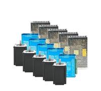 PRXFRWOW Nema34 Closed Loop Stepper Motor Driver Kit 2 Phase 4.5/8.5/12Nm 86mm Motor with Encoder Hybird Easy Step Servo Kit(5 Axis Motor Kit,4.5Nm)