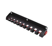Pry Bar Holder Lockable Storage Rack Wall Mount Organizer for Garage Workshop Shed Tools for Convenient Retrieval