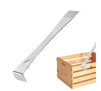 Pry Bar, Pocket Metal Nail Puller Scraper Flat Bar, Stainless Steel Pry Bar Scraper Set, Practical Trim Wedge Removal Tool, Heavy Duty Prybar for Paint Removal Home Decoration Honey Cutting