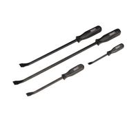 Sealey Pry Bar Set 4pc - AK206, High Grade Carbon Steel, Chrome Vanadium, Flat Head, 200, 300, 450, 600mm