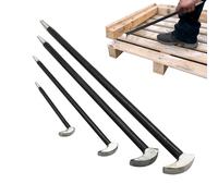 Pry Bar Set Automotive - Heavy Duty Prybars Set, Double-Ended Nail Puller Hand | 4 Piece Tools for Woodworking, Car Repair, Machinery Maintenance, Construction, Garage, Household and Workshop Use