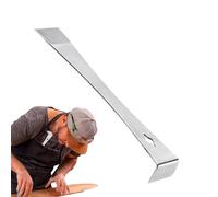 Pry Bar Stainless Steel Pry Bar Scraper Set| Crow Bar Flat Metal Scraper Nail Puller - Practical Trim Wedge Removal Tool Heavy Duty Prybar Scraper for Paint Removal Honey Cutting 10.24 Inches