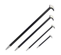 Prybars Tool Set - 4X Professional Lever Bars, Heavy Duty Nail Puller and Wrecking Bar, Double Ended Hand Tools | Automotive Mechanic Pry Bar Kit, Woodworking Demolition Tools for Garage