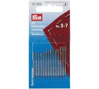 Prym 0.70 x 31 mm Hand Sewing Needles Betweens, Silver/Gold