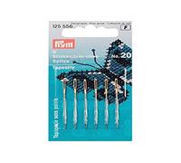 Prym 1.00 x 43 mm Number 20 Tapestry Blunt Point with Eye Embroidery Needles, Pack of 6, Gold/Silver