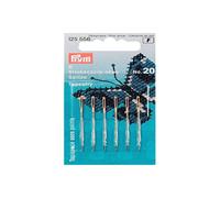 Prym 1.00 x 43 mm Number 20 Tapestry Blunt Point with Eye Embroidery Needles, Pack of 6, Gold/Silver