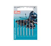 Prym Embroidery Needles Tapestry Blunt Point No. 18 Silver col with Gold Eye 1.20 x 50 mm