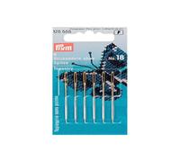 Prym 1.20 x 50 mm Number 18 Tapestry Blunt Point with Eye Embroidery Needles, Pack of 6, Gold/Silver