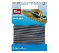 Prym Elastic Cord, Elastodiene 55%, 1.5 mm, Grey, 3 m