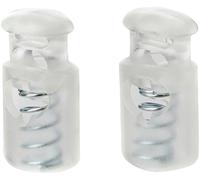 Prym 1-Hole Cord Stops/Knot Cover, Plastic, Clear, 2-Piece