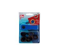 Prym 10 x Black Eyelets and Washers with Fitting Tool - 14mm Size - 541384