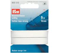 Prym 10mm Extra Strong Cotton Tape White - each