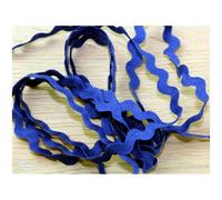Prym 11mm Ric Rac Trim Blue - per metre