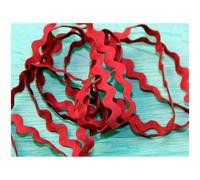 Prym 11mm Ric Rac Trim Red - per metre