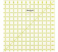 Prym 12.5 x 12.5-inch Universal Ruler with inch Scale | Cuts 12-1/2" x 12-1/2'' Fabric - Sewing and Quilting Supplies