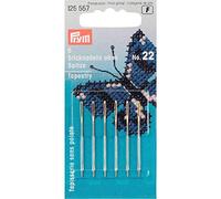 Prym Tapestry Needles 125557 – No. 22, 40 x 0.90 mm, blunt point & gold eye, 6 pcs