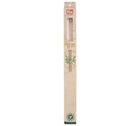 Prym 13 Single Point Bamboo 3.75mm Knitting Needles Natural 2 Count