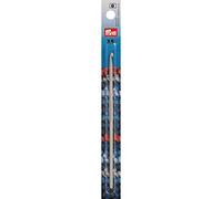 Prym Crochet Hooks for wool without. handle alu silver col 14 cm 4.00 mm, Aluminium, 4 mm
