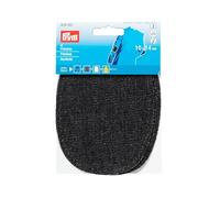 Prym 14 x 10 cm 2-Piece Denim Patches for Ironing/Sewing-On, Black