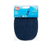 Prym 14 x 10 cm 2-Piece Denim Patches for Ironing/Sewing-On, Dark Blue