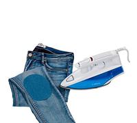 Prym 14 x 10 cm 2-Piece Denim Patches for Ironing/Sewing-On, Medium Blue