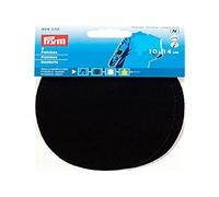 Prym 14 x 10 cm 2-Piece Imitation Suede Patches for Ironing/Sewing-On, Black