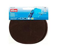 Prym Patches Imitation Suede for Ironing/Sewing on 14x10 cm Dark Brown