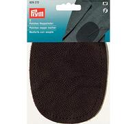 Prym Patches Nappa Leather for Sewing on 14x10 cm Dark Brown, 14 x 10 cm, Dunkelbraun, 2 Stück