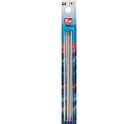 Prym 15 cm 2.00 mm Double-Pointed and Glove Knitting Pins, Pack of 5, Aluminium Pearl Grey