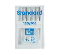 Prym 152137 Sewing Machine Needles 130/705 Standard, 70, Canvas, Silver