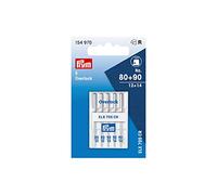 Prym 154970 Sewing Machine Needles Overlock, No. 80-90, Assorted, Steel, Silver