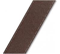 Prym 15mm Satin Ribbon - Dark Brown - per metre
