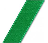Prym 15mm Satin Ribbon - Grass Green - per metre