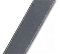 Prym 15mm Satin Ribbon - Grey - per metre