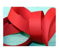 Prym 16mm Ribbed Polyester Tape Red - per metre