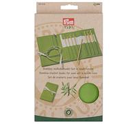 Prym 197610 Wool Crochet Hook Bamboo Set Green 3.5-8 mm