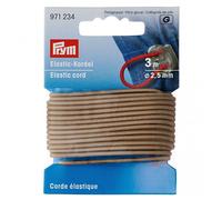 Prym 2.5mm Round Elastic Cord Beige - per pack