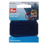 Prym 2.5mm Round Elastic Cord Navy Blue - per pack