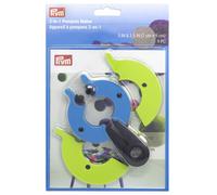 Prym 2-in-1 Large (3"""" & 3-1/2"""") Pompom Maker 3"""" & 3.5"""" Purple Blue Green 2 Count