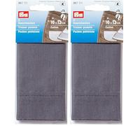 Prym 2-Piece Half Trouser Pockets to Iron-On, Grey (Pack of 2)