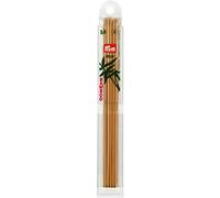 Prym 20 cm x 3 mm Double Pointed Glove Knitting Pins, Bamboo