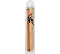 Prym 20 cm x 5.50 mm Double Pointed Glove Knitting Pins, Bamboo